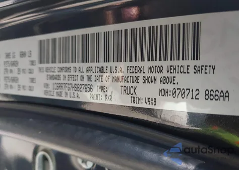 2017 Ram 1500 Express 4X4 6'4 Box from USA, damaged, VIN 1C6RR7FG7HS827656